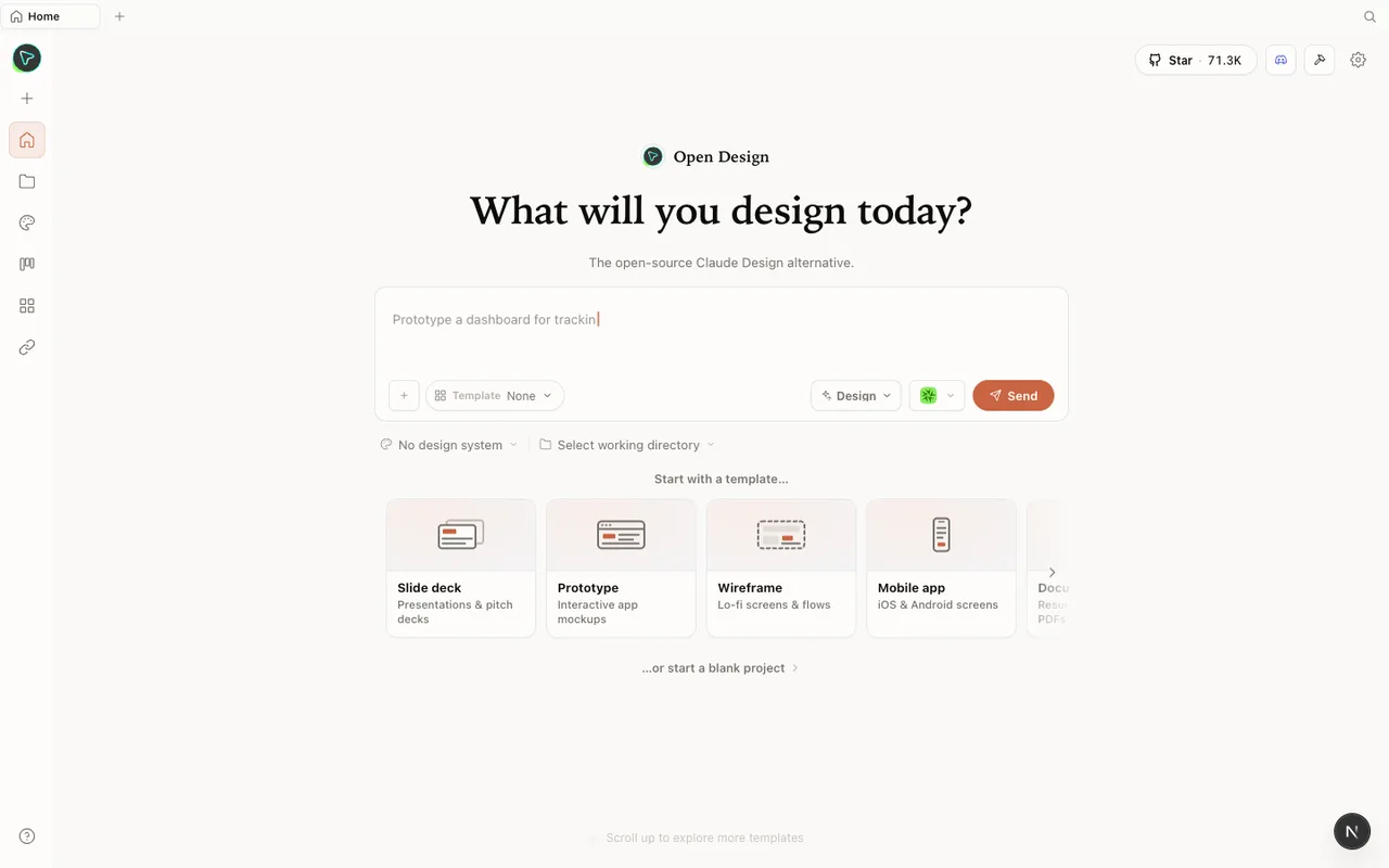 La librería de sistemas de diseño de OpenDesign — marcas y tokens conservados como archivos que te pertenecen